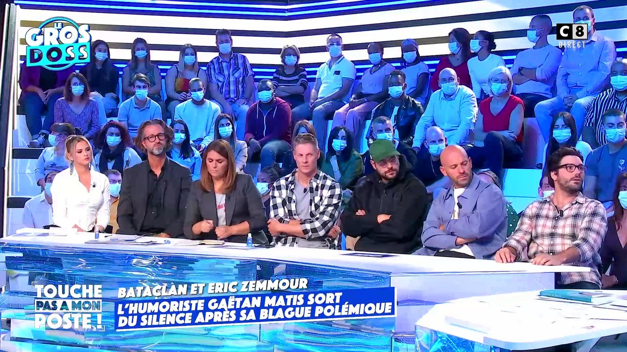 Gaëtan Matis s'exprime dans TPMP mais ne regrette pas sa "blague" sur Eric Zemmour et le Bataclan : "Ce que je regrette c'est de ne plus être au Point Virgule et que tout se soit emballé"
