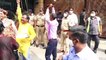 Birthday Special Amitabh Bachchan waves to his fans gathered outside his residence 'Jalsa'