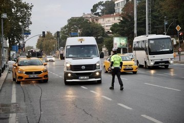 İstanbul'da okul servislerine yönelik denetim