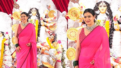 Durga Pooja 2021: Kajol का  Saptmi पर Durga Maa Pooja का VIRAL VIDEO | Boldsky
