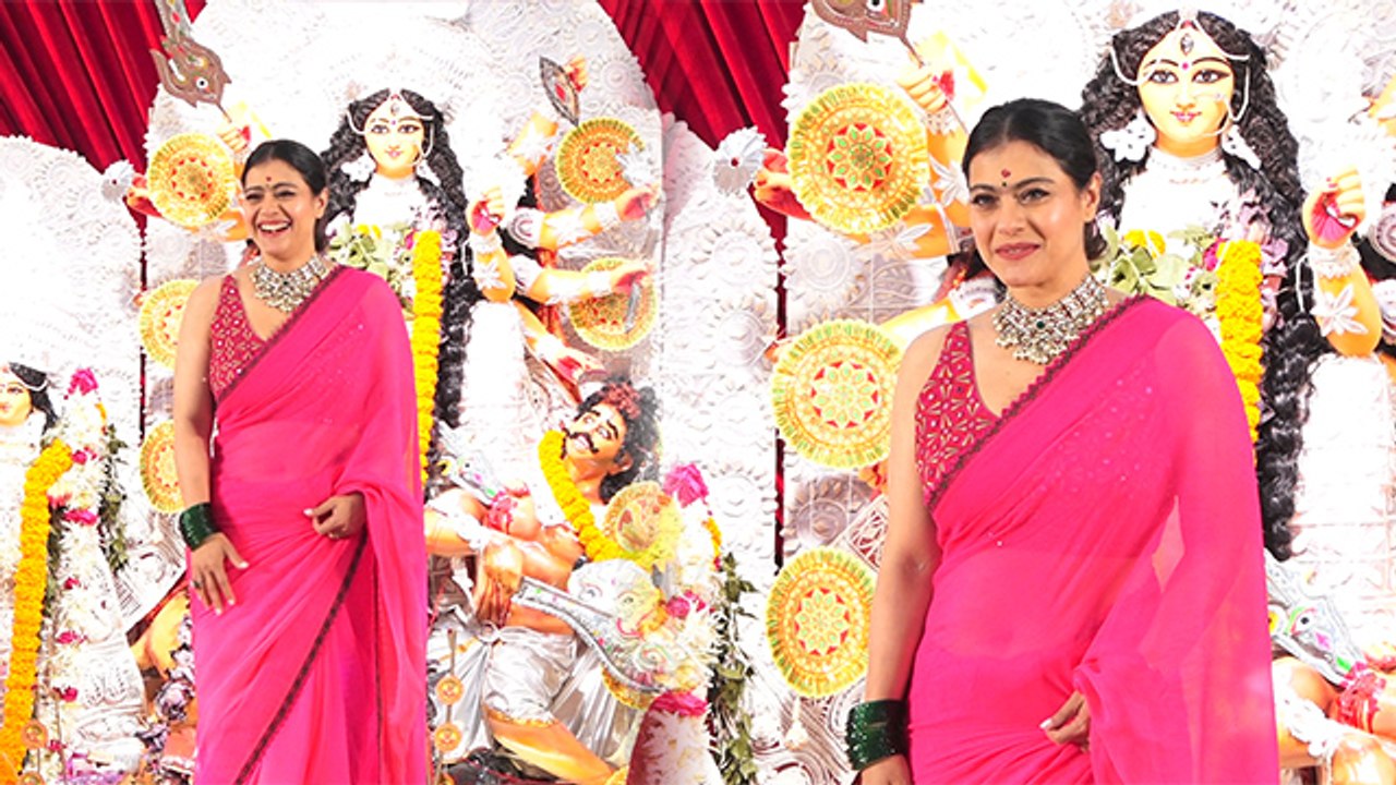 Durga Pooja 2021: Kajol का  Saptmi पर Durga Maa...