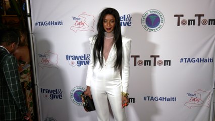 Jovana Louis Benoit 4th Annual Travel & Give Fundraiser Red Carpet