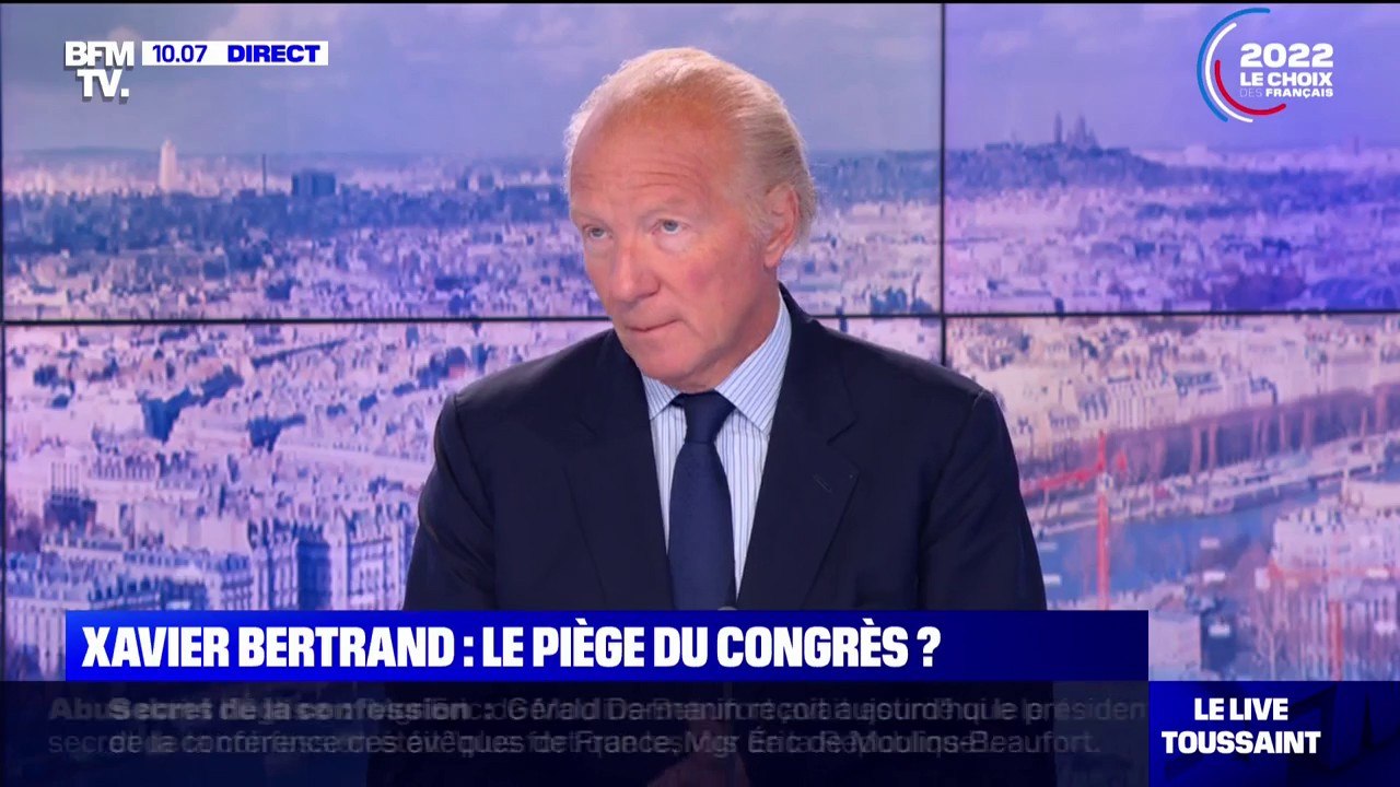 Présidentielle: pour Brice Hortefeux, eurodéputé LR, le candidat de la droite doit être "celui ou celle qui sera capable de tourner la page de ce quinquennat"