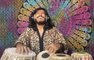 Musician Enjoys Thoroughly While Playing Indian Classical Music on Set of Hand Drums Called Tablas