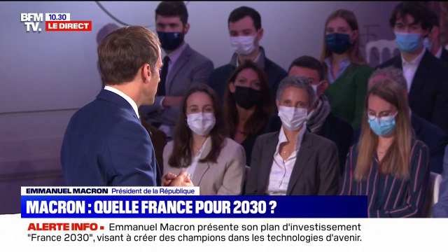 Emmanuel Macron présente son plan d'investissement France 30 : Nous sommes confrontés à des défis qui ne sont pas neufs
