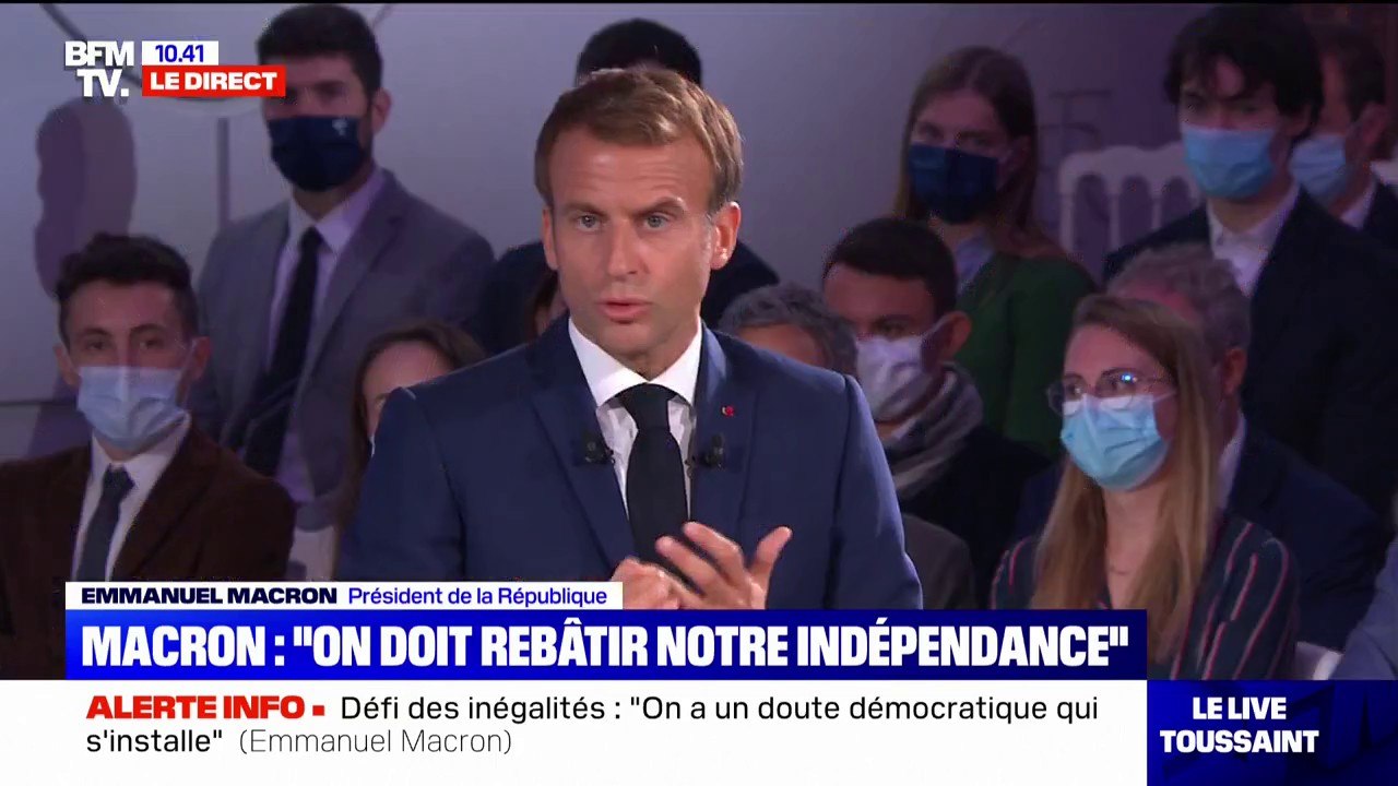 Emmanuel Macron: "Nous sommes un pays qui trava...