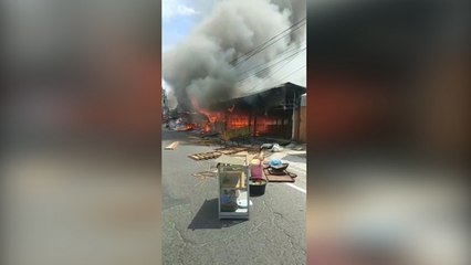 Kebakaran 8 Kios di Medan Diduga Berasal dari Kompor