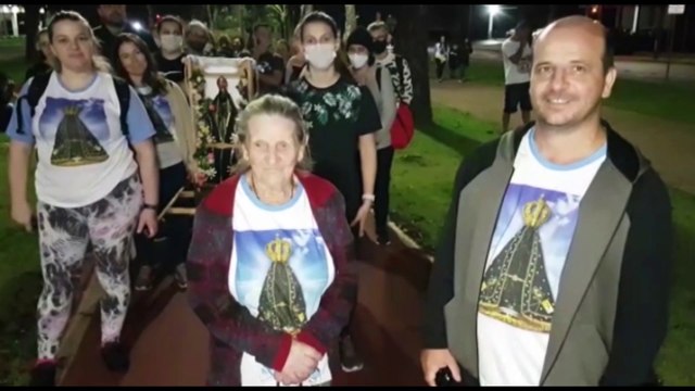 Romeiros chegam à Cascavel para o dia de Nossa Senhora Aparecida
