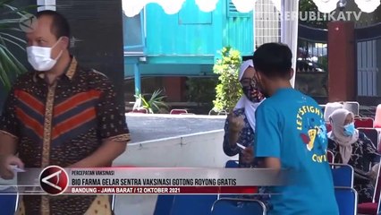 Bio Farma Gelar Sentra Vaksinasi Gotong Royong Gratis