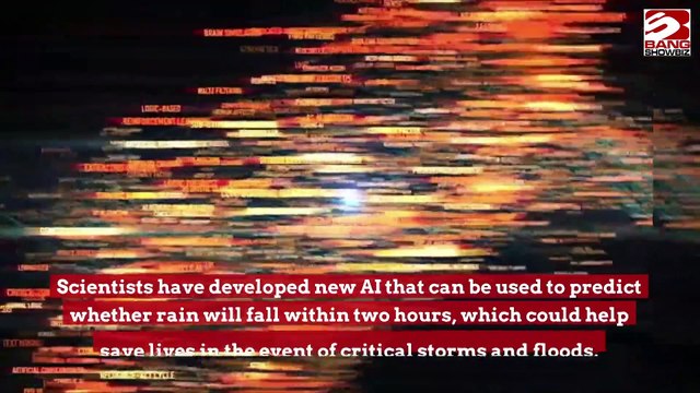 Artificial Intelligence designed to predict rainfall within two hours