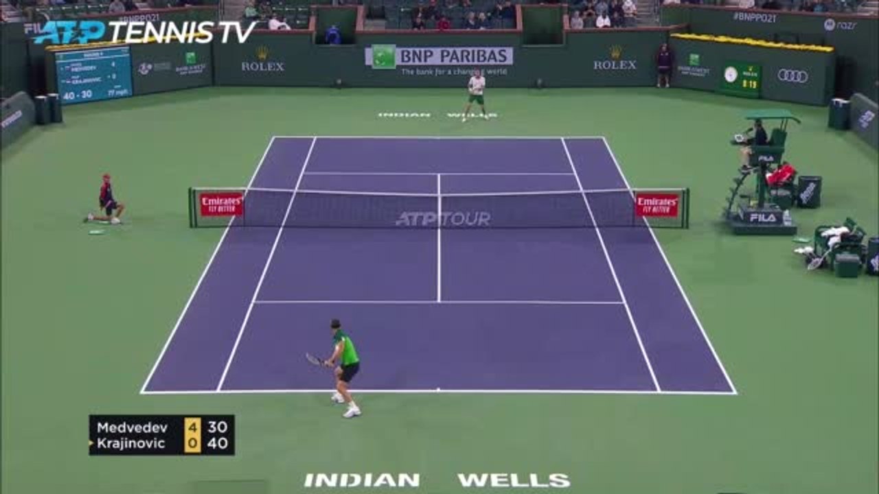 Indian Wells - Medvedev se qualifie pour les 8es de finale