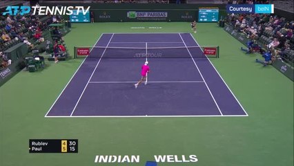 Fourth seed Rublev crashes out of Indian Wells