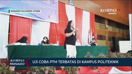 Uji Coba PTM Terbatas Di Kampus Politeknik Manado