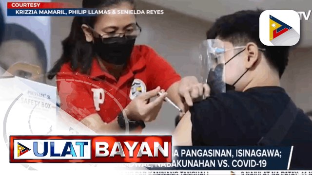 Free vaccination drive sa Pangasinan, isinagawa; 2,553 indibidwal, nabakunahan vs. COVID-19