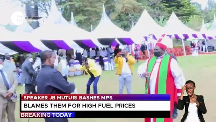 ''Use parliament to lower oil prices!''- Speaker Muturi bashes MPs