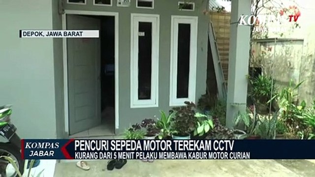 Waspada! Kurang dari 5 Menit Motor Raib Dicuri