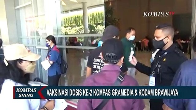 Kompas Gramedia dan Kodam Brawijaya Gelar Vaksinasi Covid-19 Dosis Dua