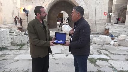 Tarihi Sultanhanı Kervansarayı 14 ülkede yayınlanacak programa ev sahipliği yapıyor