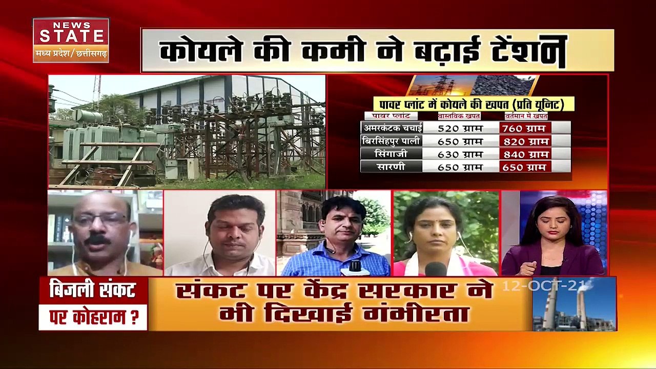 Power Crisis: कोयले की किल्लत के कारण देश में बिजली का संकट गहराया