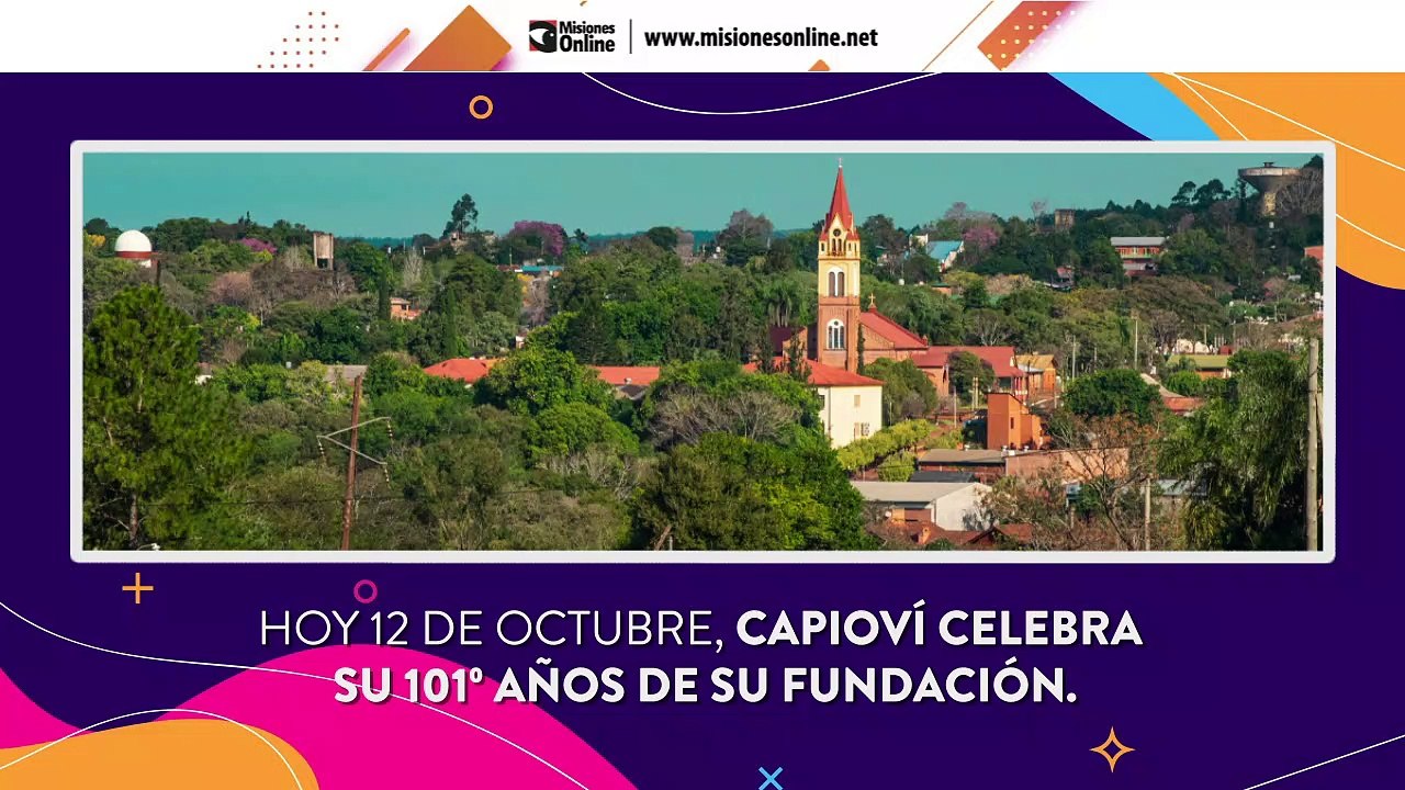 12 de octubre: aniversario  de Capioví