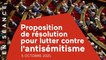 Le Sénat adopte une résolution pour lutter contre toutes les formes de l’antisémitisme (05/10)