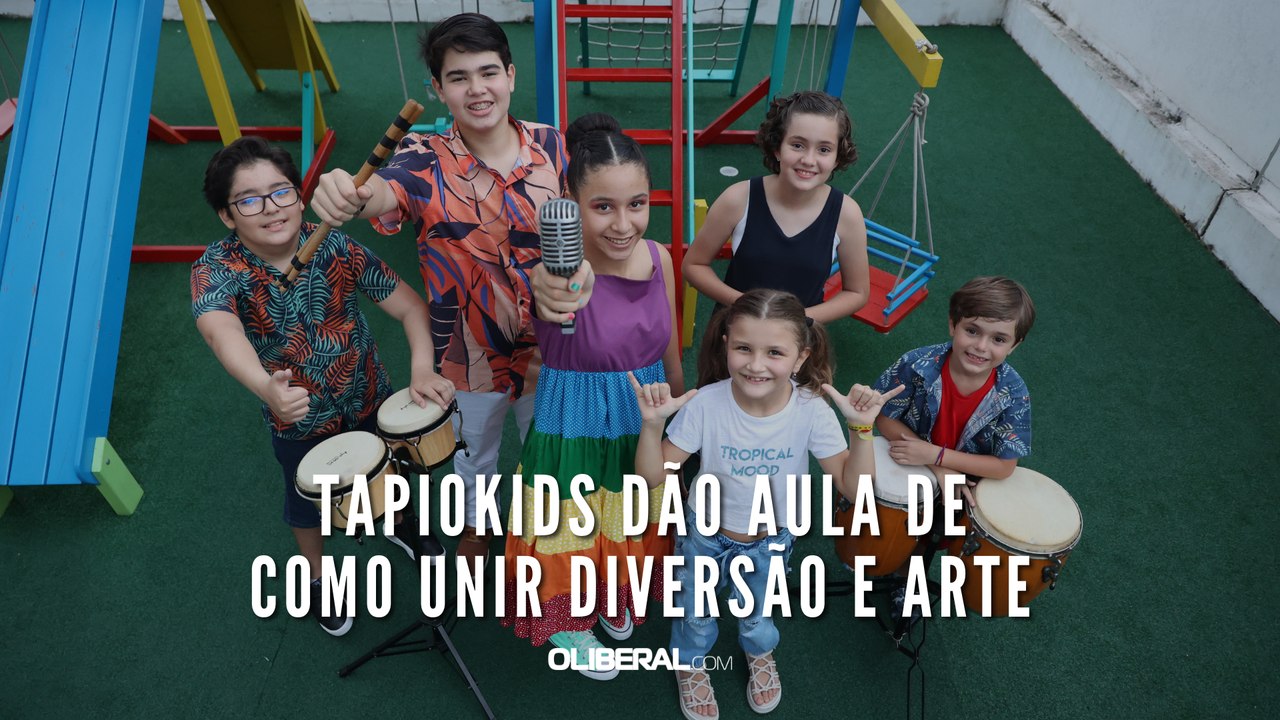 Tapiokids dão aula de como unir diversão e arte
