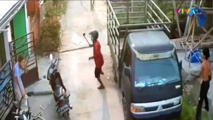 Pencurian Sinyal Wifi, Kepala Tetangga Dibacok Kapak!