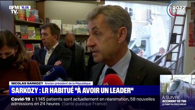 Pour Nicolas Sarkozy, les Républicains ont été habitués à avoir un leader