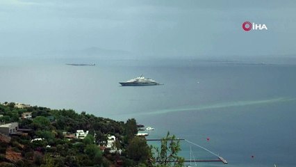 Milyon dolarlık yüzen saray Bodrum’a demir attı! İçinde kim var?