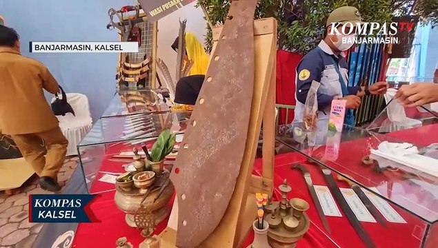Keren! Koleksi Benda Pusaka Historis Kalsel di Pameran Temporer Peringati Hari Museum Indonesia
