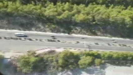 Helikopter ve drone destekli trafik denetimi yapıldı