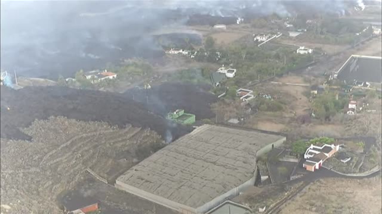 Las nuevas coladas situadas al norte siguen causando daños