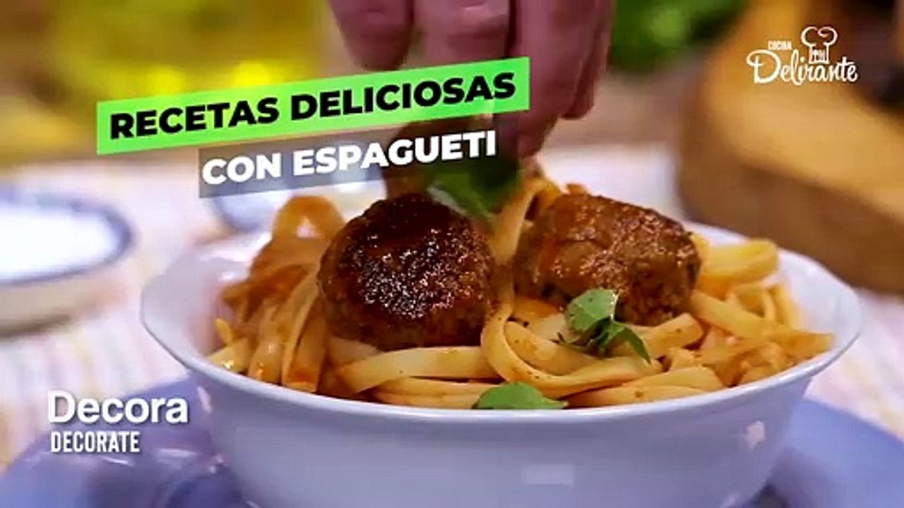 Recetas deliciosas con espagueti | Cocina Delirante