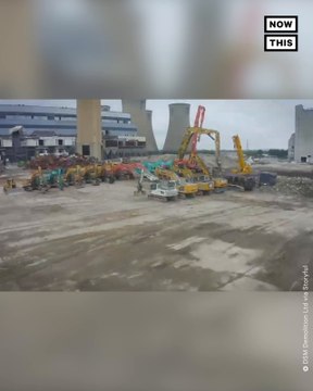 Cooling Towers Safely Implode in UK