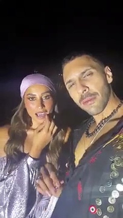 دينا الشربيني وحسن أبو الروس بوصلة رقص وغناء في الجونة