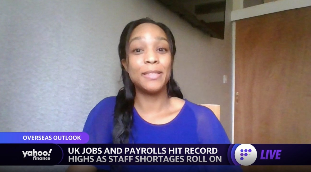 UK jobs and payrolls hit record highs as staff shortages roll on