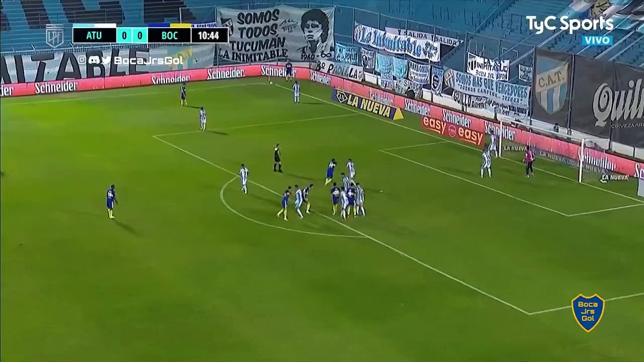 Los goles de boca frente a tucuman de lisandro lopez