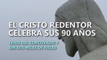 El Cristo Redentor celebra sus 90 años lejos del Corcovado y sin sus miles de fieles