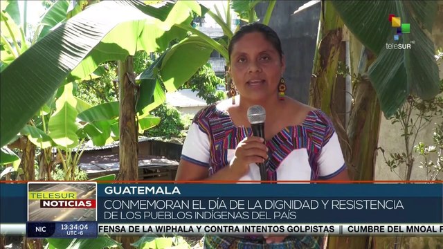 Conmemoran en Guatemala el Día de la Dignidad y la Resistencia de los Pueblos Indígenas