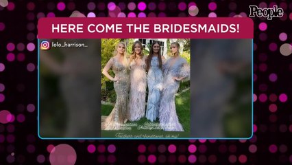 Jessica Simpson and Ashlee Simpson Ross Go Full Glam as Bridesmaids in Friend's Wedding