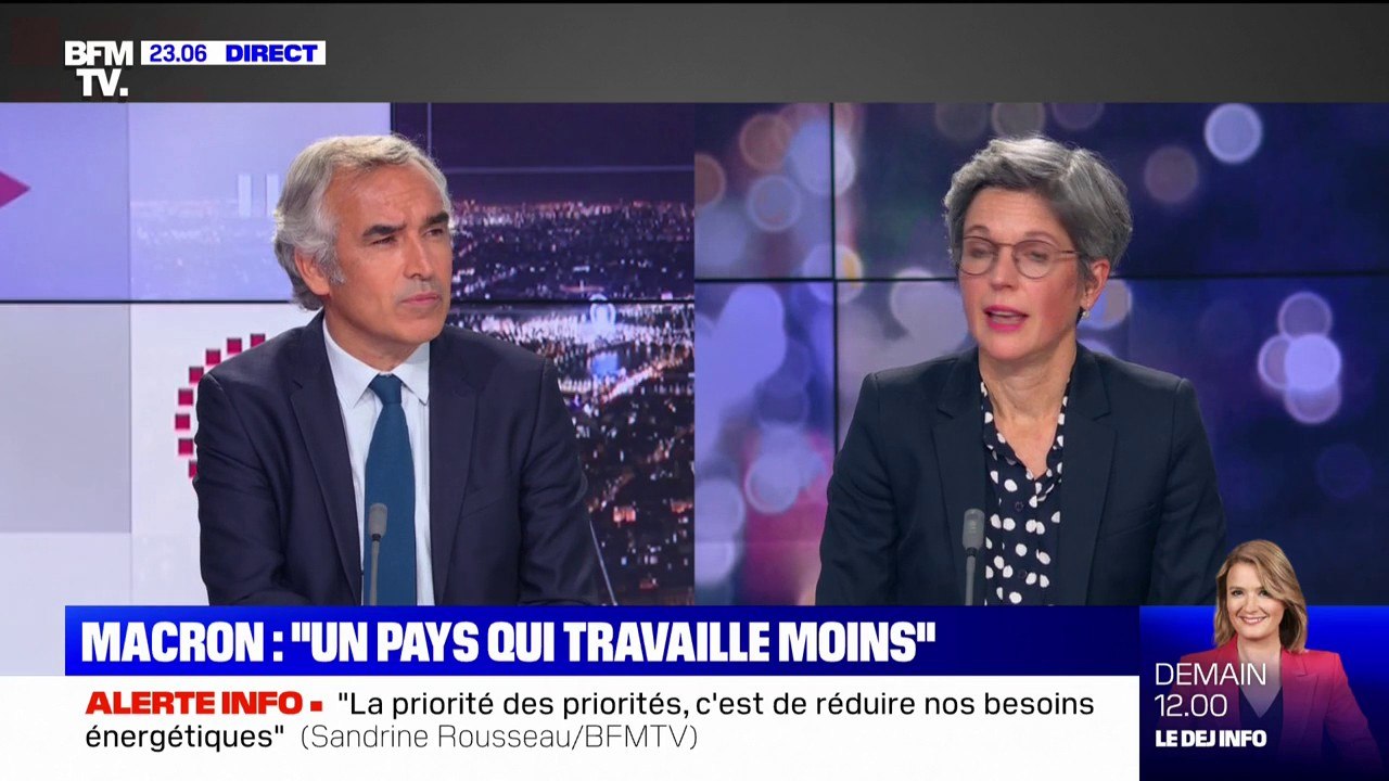"Avoir ce discours-là, c'est renoncer à augment...
