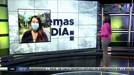 Presidente Sebastián Piñera convocó estado de emergencia en la Macrozona Sur