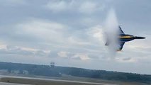 Blue Angel Sneak Pass at Maine Airshow
