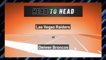 Las Vegas Raiders at Denver Broncos: Over/Under