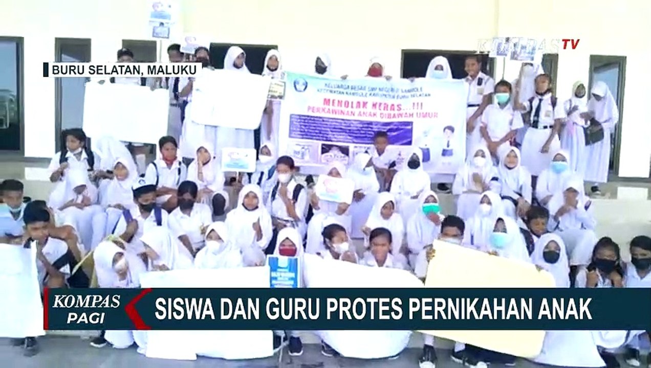 Tolak Pernikahan Siswa SMP, Pelajar di Maluku Gelar Protes di Kantor Bupati Buru Selatan