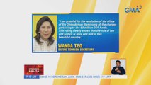 Reklamo laban kay dating DOT Secretary Wanda Teo at kapatid na si Ben Tulfo kaugnay sa ad deal sa PTV, ibinasura ng Ombudsman | UB
