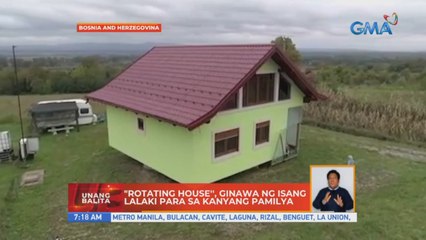 "Rotating house", ginawa ng isang lalaki para sa kanyang pamilya | UB