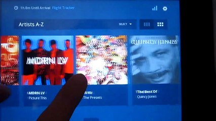 Browsing through Delta on demand on Personal Entertainment Screen