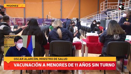 Vacunación a menores de 11 años sin turno