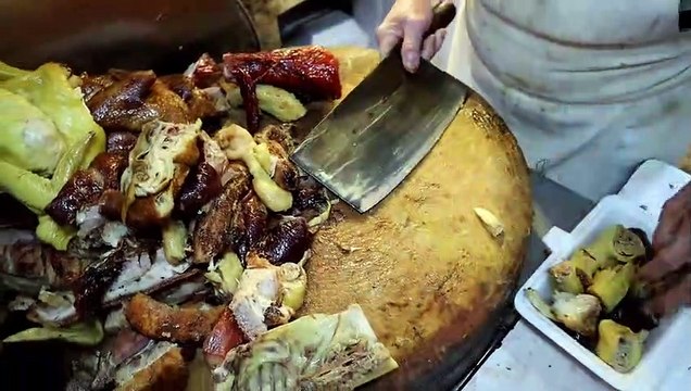 Street Food || Roasted Ducks Roasted Pork SO CHEAP YUMMY Asian Street Food.